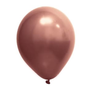 Balão Cromado N9 Rose Gold 25Un Art Latex