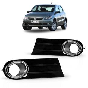 Moldura Grade Farol Milha Parachoque Gol G5 Gv