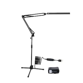 Suporte,Tripé Luminária Led Pedestal Articulado Sala, Quarto
