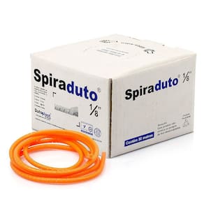 Organizador De Fios E Cabos Spiraduto 1/8 Laranja - 35 Mt