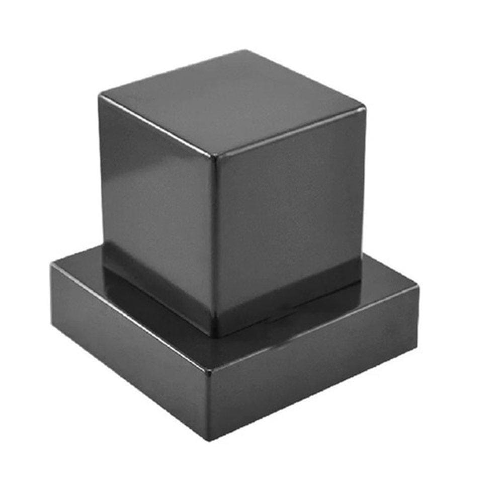 Acabamento De Registro Quadrado Preto Black Abs 1.1/2