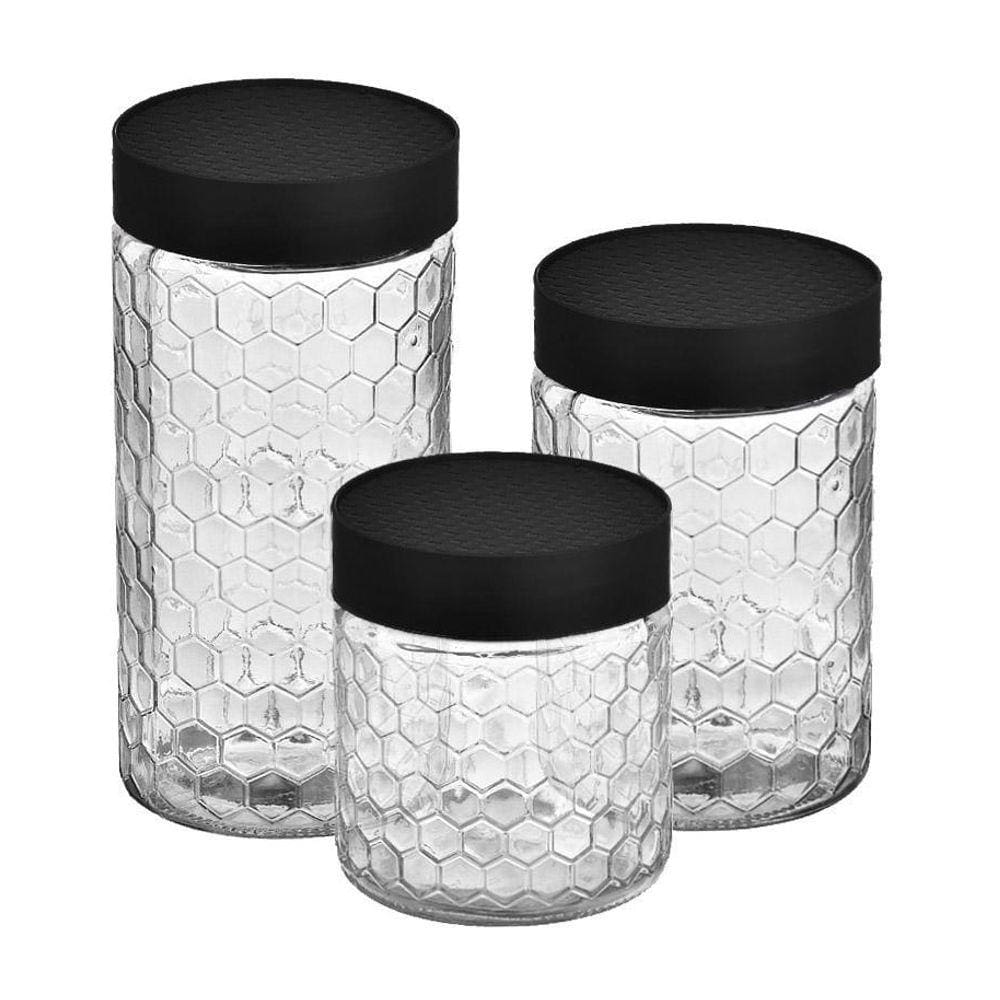 Cj Pote Colmeia Com Tampa 3Pcs