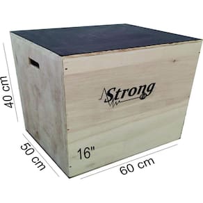 Caixa De Salto, Box Jump Para Crossfit 60X50X40 3X1 Oficial