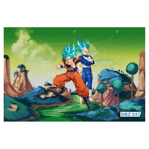 Autocolante de parede 3D Super Goku Saiyan