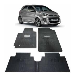 Jogo Tapete Interno Reforçado Picanto 2018 Em Diante Preto