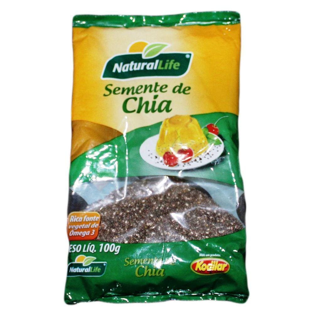 Kit Com 6 Pacotes De Semente De Chia 100G Natural Life