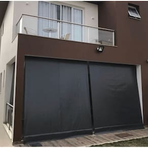 Toldo Cortina Preto - 1,90m x 2,80m - kit completo