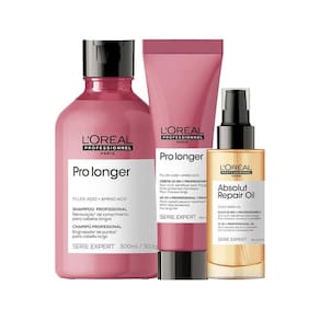 Kit L`Oréal Pro Serie Exp Pro Longer - Sh E Leave-In E Óleo
