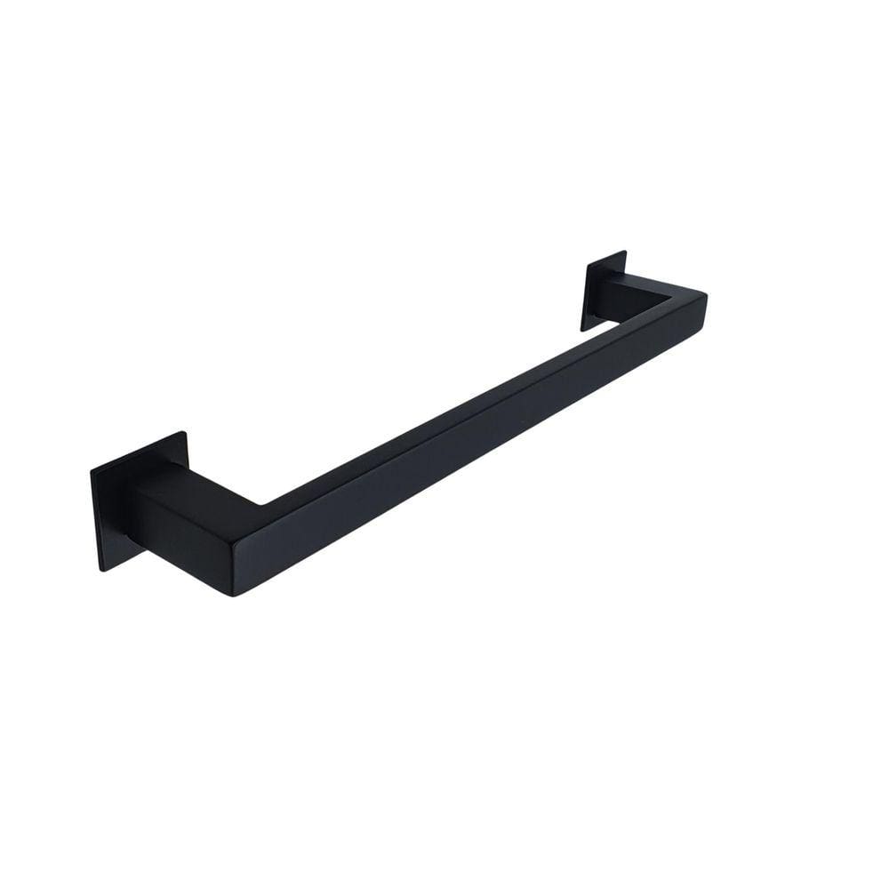 Porta Toalha De Parede Jacaraipe 70Cm Preto Inox