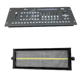 Kit 2 Strobo De Led Rgb+W 1000W + Mesa Dmx Pilot
