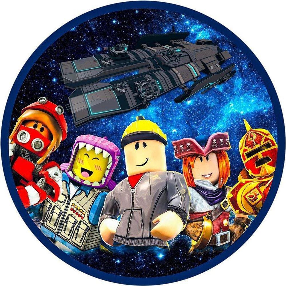 Painel Redondo 3D Sublimado Roblox Frd-6037