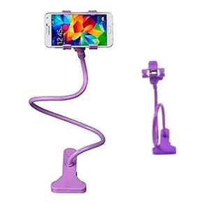 Suporte Universal Para Celular Articulado E Flexível Roxo