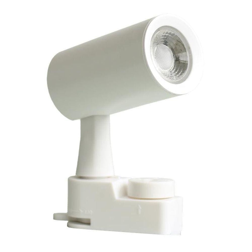 Spot Led Trilho 6W 6000K Cor Branco Luz Amarela Ecoforce