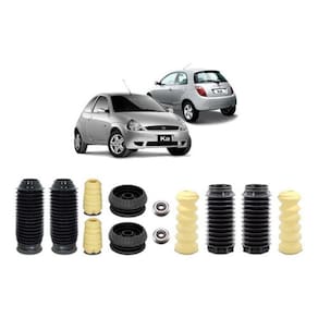 4 Kit Coxim Dianteiro + Batente Traseiro Ford Ka 2005 2006