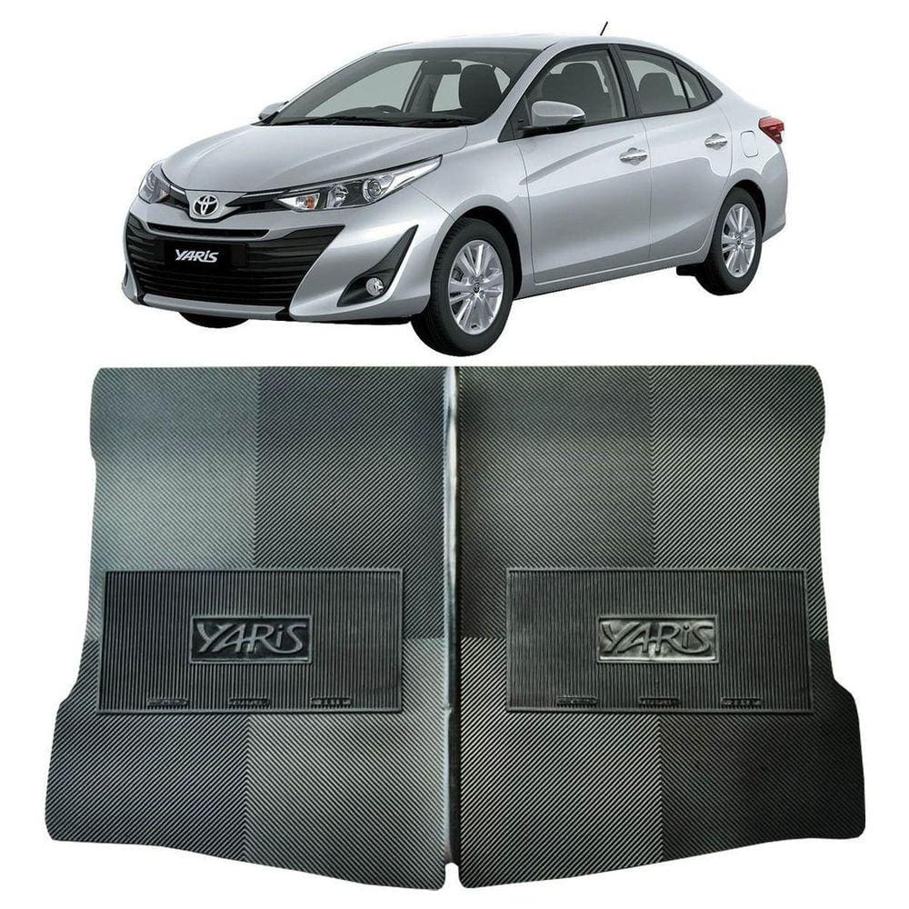 Tapete Porta Malas Reforçado Yaris Sedan 2018 E 2019 Preto