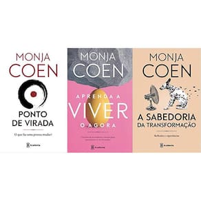Kit 3 Livros Monja Coen Ponto De Virada + Aprenda A Viver