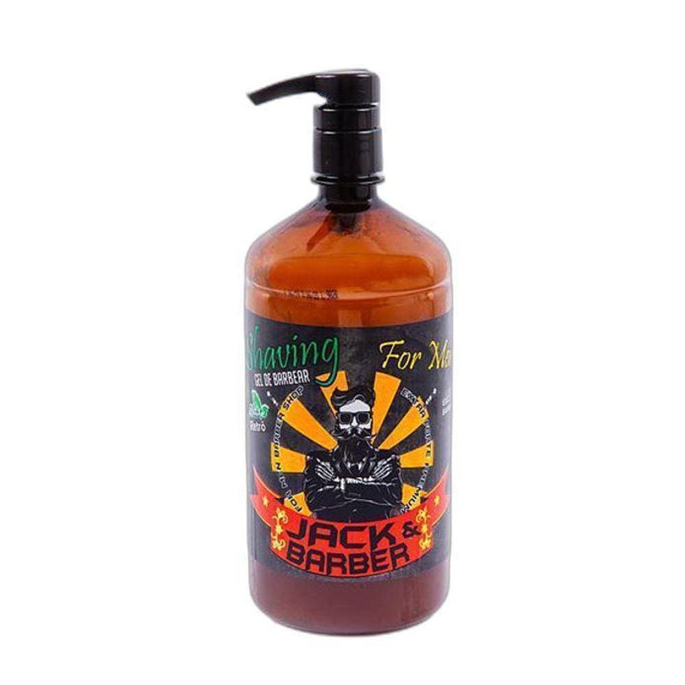 Shaving Gel Jack Barber 1Kg Gel De Barbear Refrescante Menta