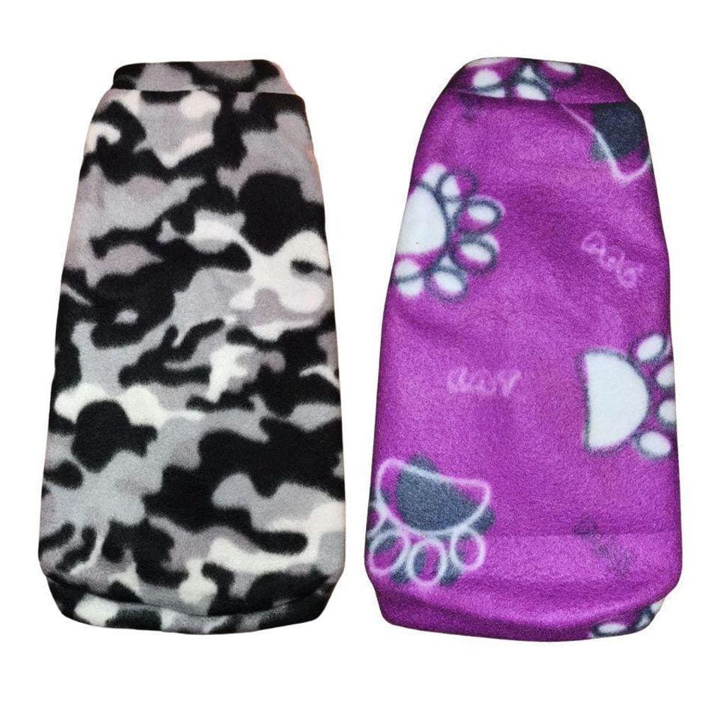 Kit 2 Roupas Para Cachorro - Suéter De Inverno Gg