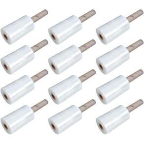 Kit 12 Filme Stretch Plastico Empacotamento 150Mm X 300M Vd