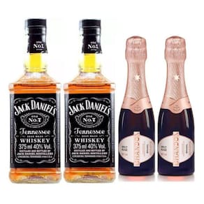Kit Presente Padrinhos Jack Daniel`S 375Ml / Chandon Baby