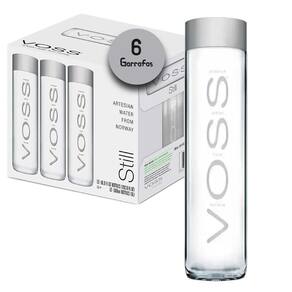Água Voss Sem Gas Norueguesa Vidro 800Ml  6 Garrafas