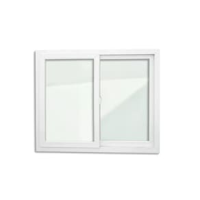 Janela de PVC 120x200cm 2 Folhas com Vidro Liso ITEC Brimak Branco