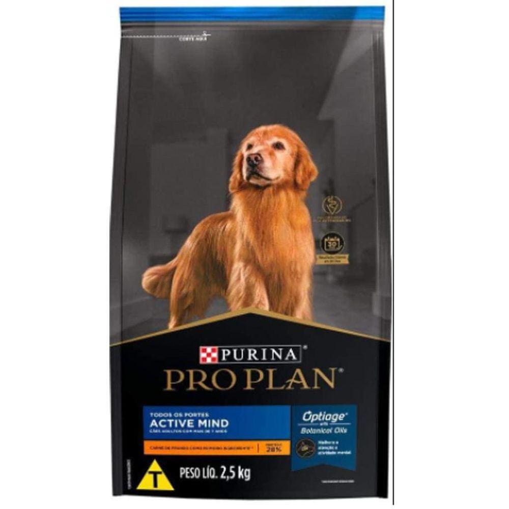 Pro Plan Cães Active Mind Todos Tam 2,5Kg