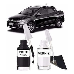 Tinta Tira Risco Automotivo Volkswagen Cor Preto Ninja Preto