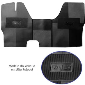 Tapete Interno Reforçado Iveco Daily Câmbio Em Baixo Preto
