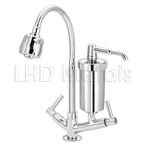 Torneira Cozinha Com Filtro Gourmet Pro Saúde Mesa Metal