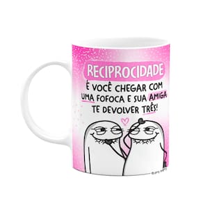 Caneca Flork Amigas -  Reciprocidade de amigas