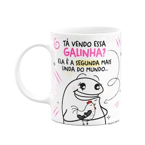 Caneca Flork Amigas - Tá vendo essa galinha?
