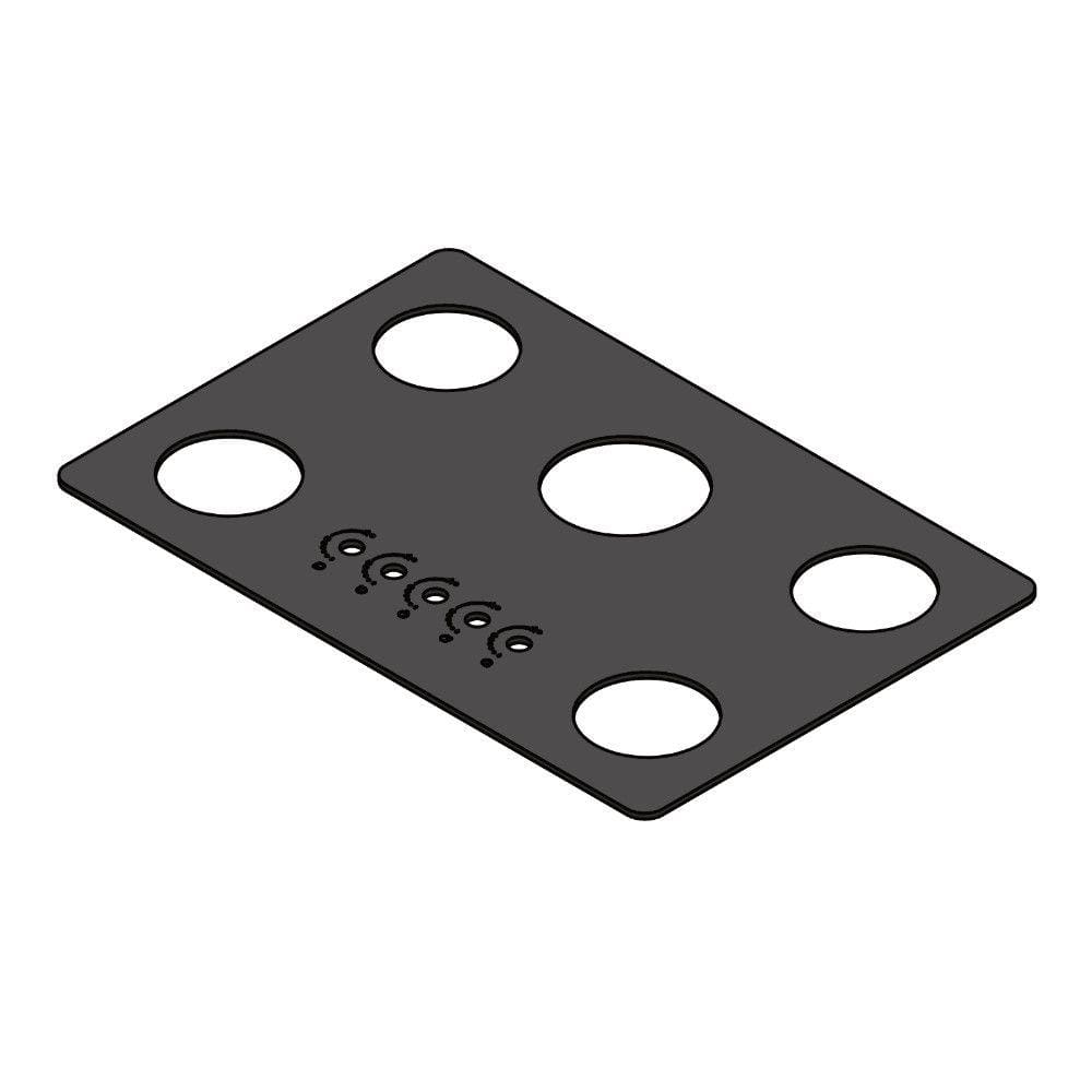 Vidro Preto para Cooktop 5 Bocas Terim