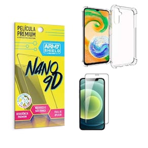 Capinha Samsung A14 Anti Shock + Película Nano Cerâmica 9D