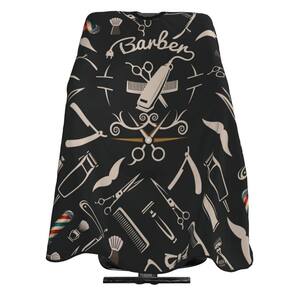 Capa De Corte Barbeiro Cabeleireiro Personalizada Rosada