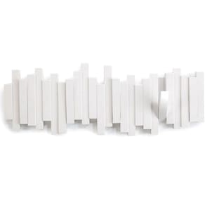 Sticks Cabideiro FLIP com 5 Ganchos Branco UMBRA