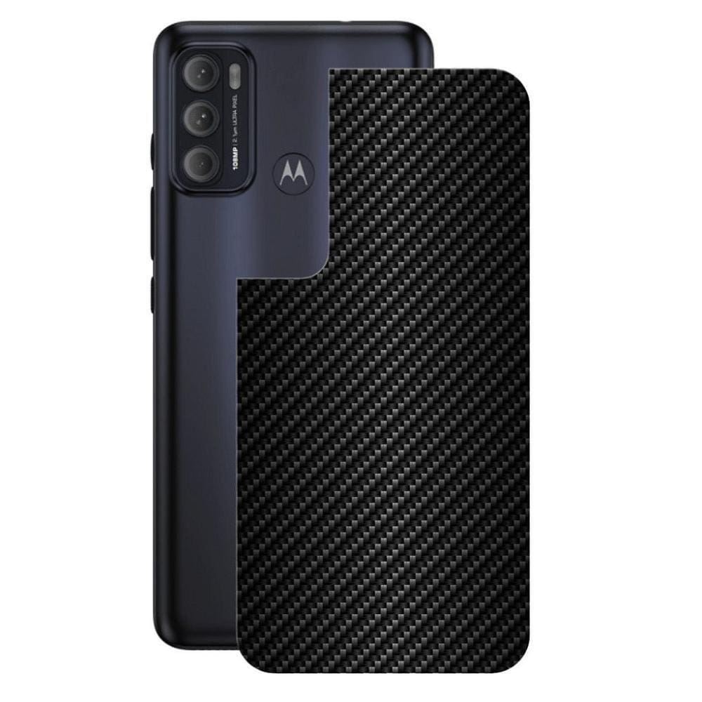 Película para Motorola Moto G60 - Traseira de Fibra de Carbono Preta - Gshield