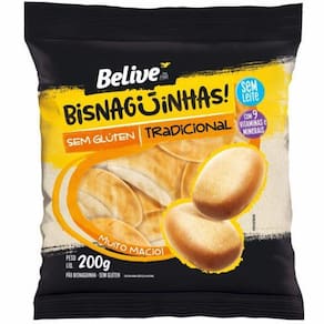 Bisnaguinha Sem Lactose Sem Gluten 200G Tradicional