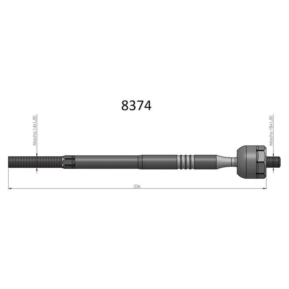 Barra Axial New Fit City Bortec 2008 A 2014