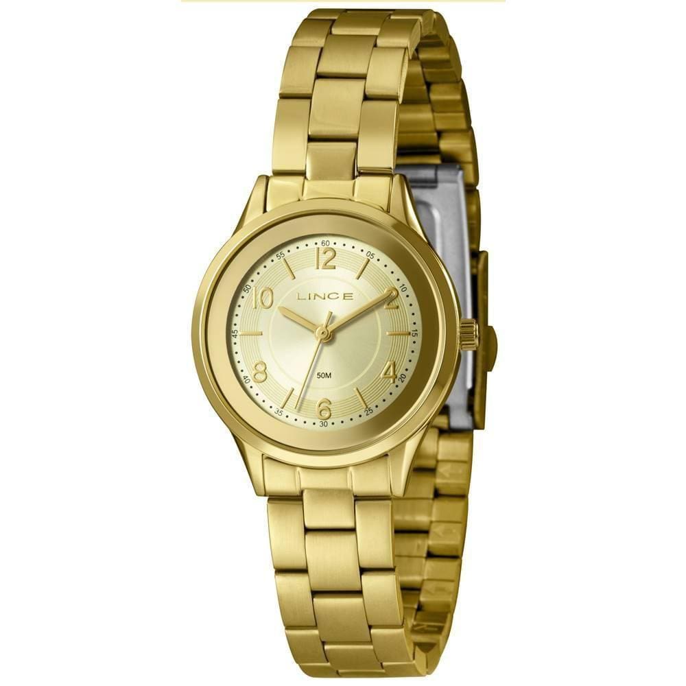 Relógio Lince Feminino Lrgh169L30 C2Kx Casual Dourado