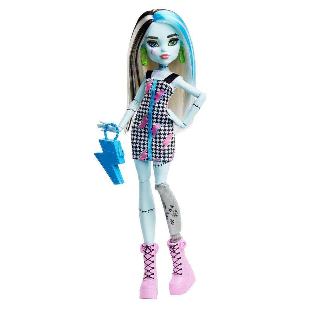 Boneca Monster High Clássicas- Frankie Stein Clássica, da Mattel.