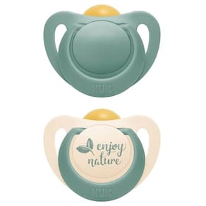 Kit 2 Chupetas NUK FOR Nature Latex 0-6 Meses