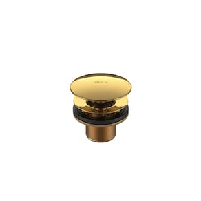 Valvula De Escoamento Luxo P/Lavatorio /Cuba/Bide-Gl Dourada 1601.Gl