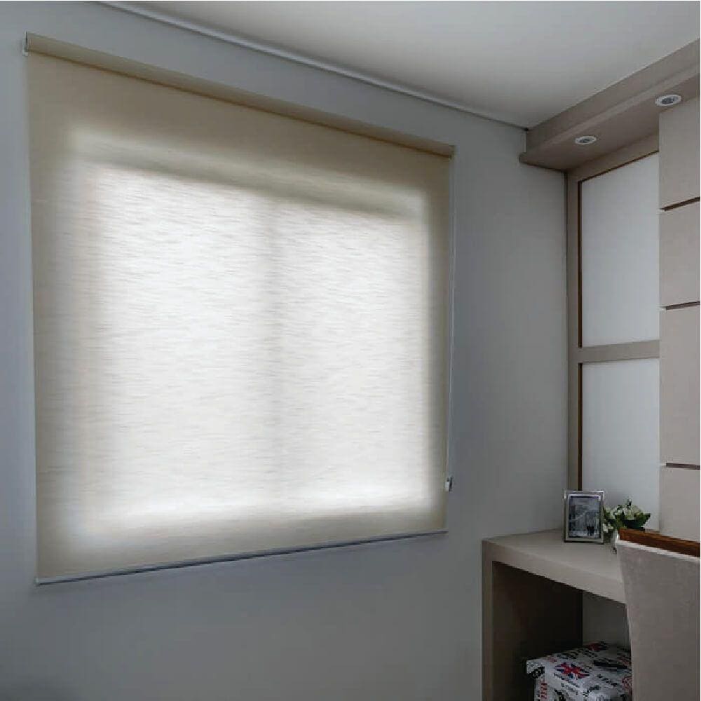 Persiana Rolo Translucida Bege - 1,20m x 1,90m