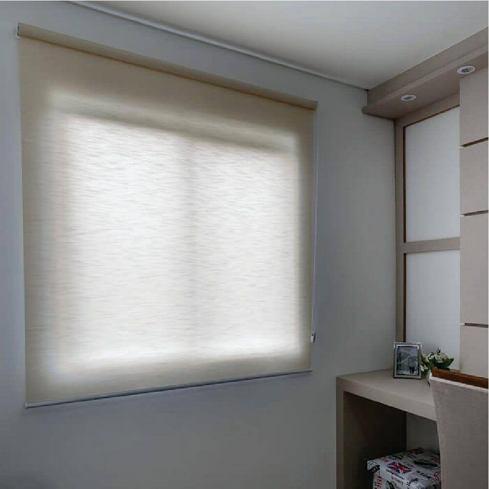 Persiana Rolo Translucida Bege - 1,50m x 1,70m