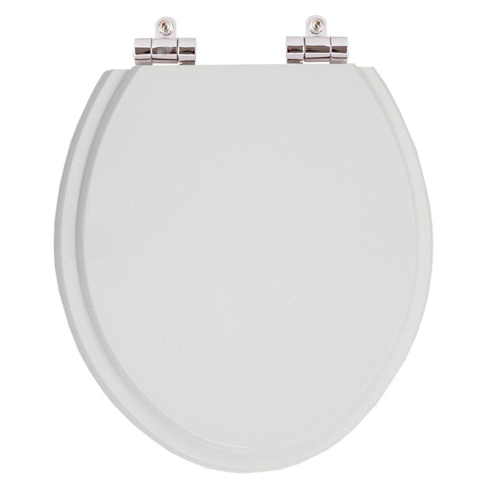 Tampa Vaso Sanitário Com Amortecedor Cinza Para Bacia Fiori