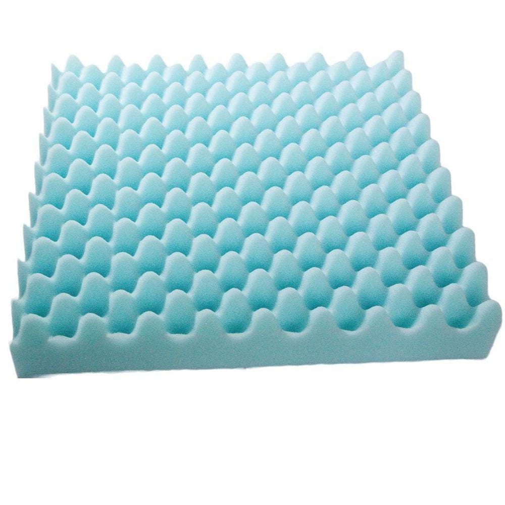 Almofada Caixa Casca De Ovo D28 Quadrada Espuma 44X44X7Cm