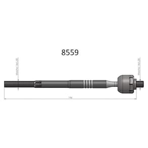 Barra Axial Logan Sandero Bortec Em Diante