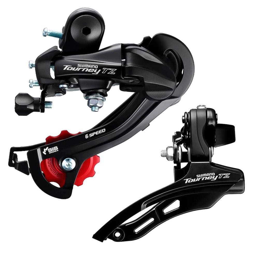 Kit Cambio Dianteiro e Traseiro Shimano Tourney TZ500