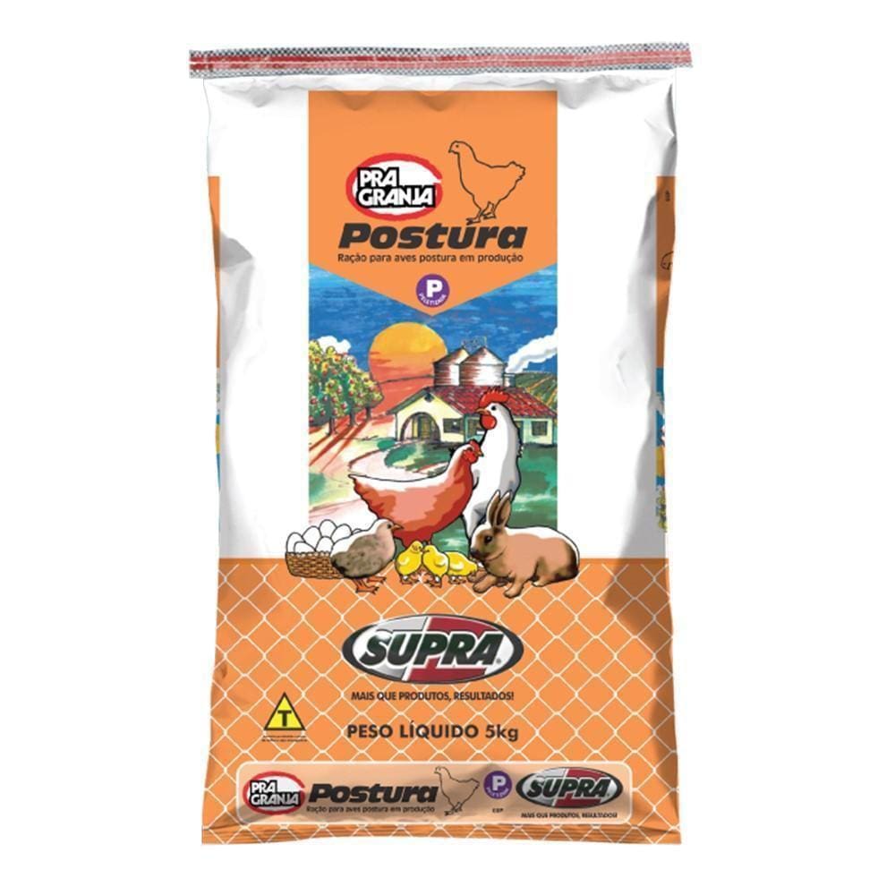 Ração Supra Para Ovos De Galinhas Aves De Postura 5Kg